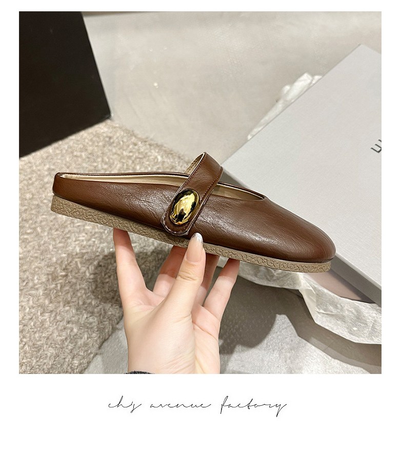 여성 발편한 뮬 여성뮬슬리퍼형샌들