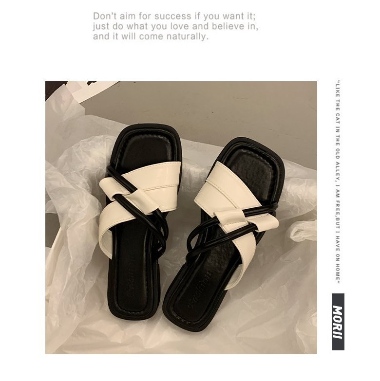 여성 여름 슬리퍼 여성뮬슬리퍼형샌들