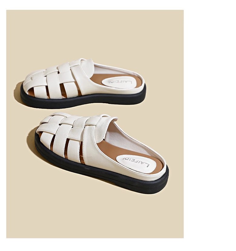 여성 발편한 사계절 여성뮬슬리퍼형샌들