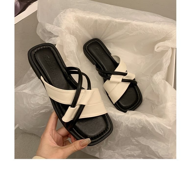 여성 여름 슬리퍼 여성뮬슬리퍼형샌들