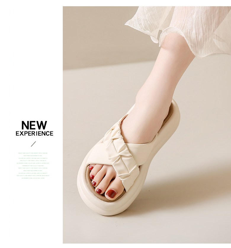 여성 빈티지 발편한 여성뮬슬리퍼형샌들