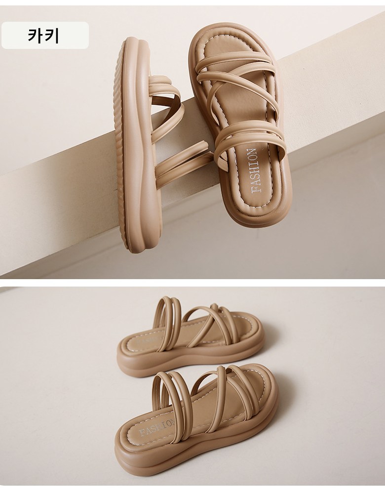 여성 발편한 슬리퍼 여성뮬슬리퍼형샌들