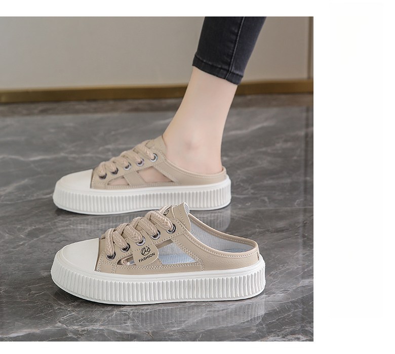 여성 발편한 데일리 여성뮬슬리퍼형샌들