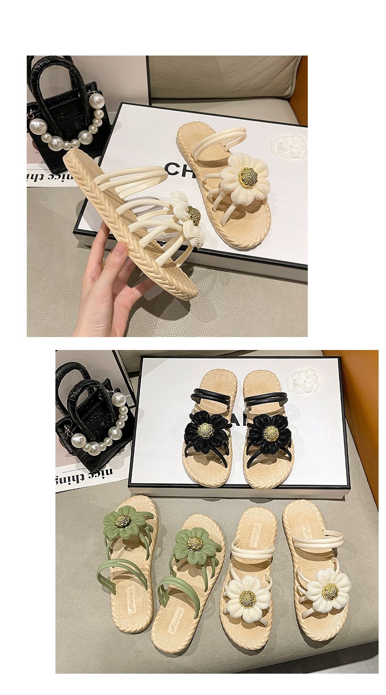 여성여름샌들 발편한샌들 외출 여성뮬슬리퍼형샌들