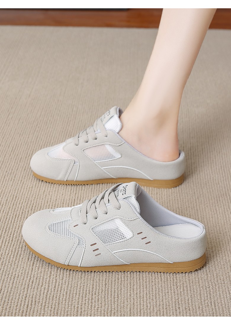 여성 통기성 뮬 여성뮬슬리퍼형샌들