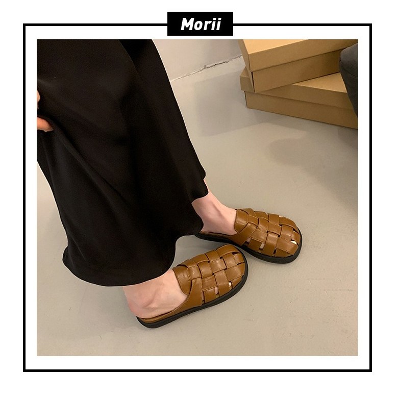 여성 발편한 사계절 여성뮬슬리퍼형샌들