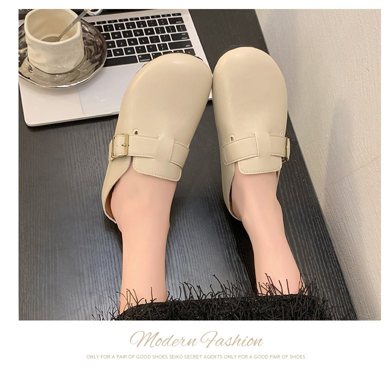 여성 발편한 뮬 여성뮬슬리퍼형샌들