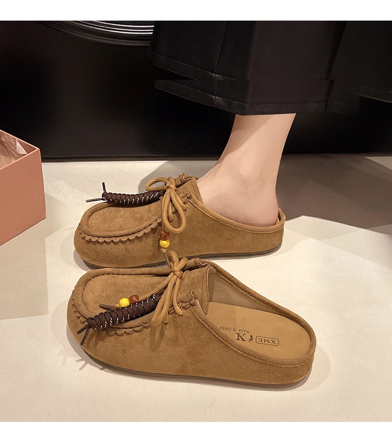 여성 캐주얼 로퍼 여성뮬슬리퍼형샌들