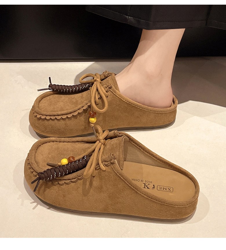 여성 캐주얼 로퍼 여성뮬슬리퍼형샌들