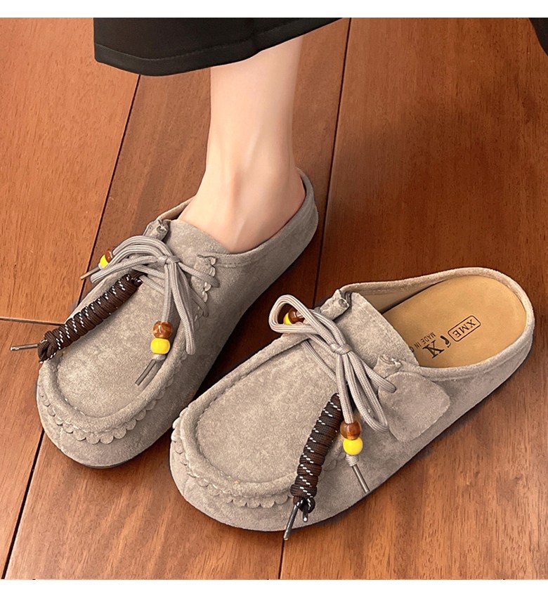 여성 캐주얼 로퍼 여성뮬슬리퍼형샌들