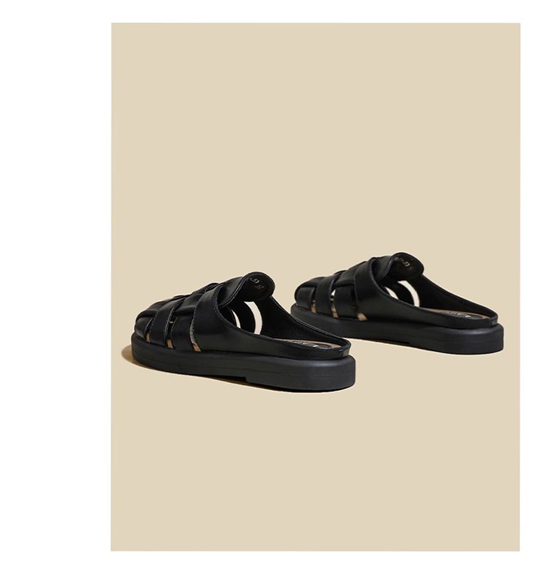 여성 발편한 사계절 여성뮬슬리퍼형샌들