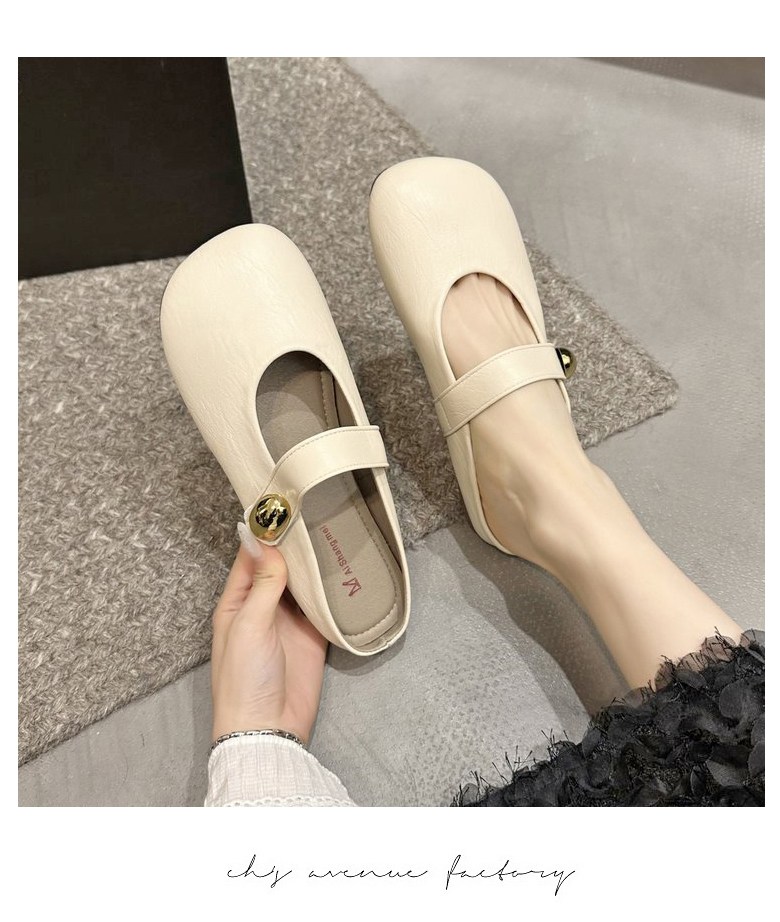 여성 발편한 뮬 여성뮬슬리퍼형샌들