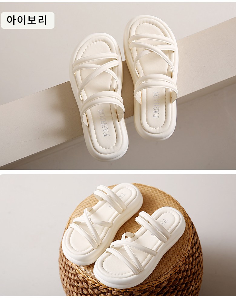 여성 발편한 슬리퍼 여성뮬슬리퍼형샌들