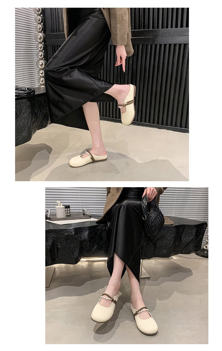 여성 사계절 뮬 여성뮬슬리퍼형샌들