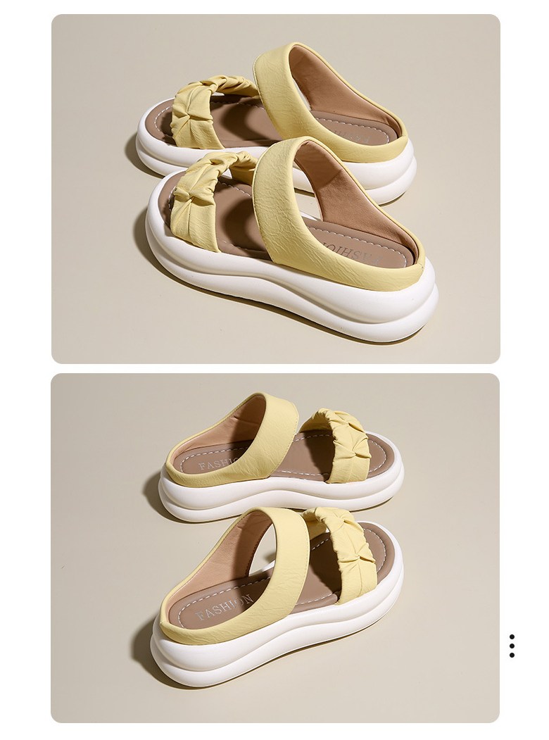 여성 발편한 샌들 여성뮬슬리퍼형샌들