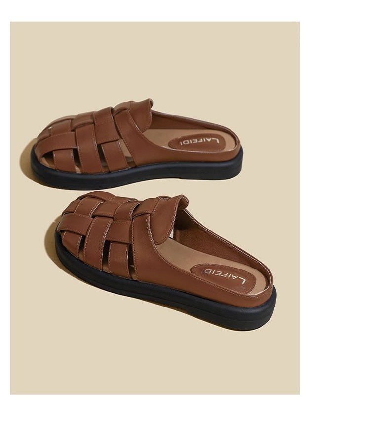 여성 발편한 사계절 여성뮬슬리퍼형샌들