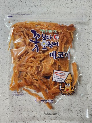한양식품 꽃보다 오징어 매코미, 200g, 1팩 지퍼백 포장 이미지