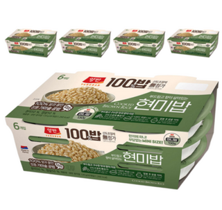 양반 100밥 현미밥 130g 양반 100밥 현미밥, 130g, 24개 사용감 참고 사진 1