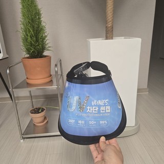 뷰네스 UV차단 99.9% 챙넓은 여성 자외선차단 썬캡 휴대성 강조
