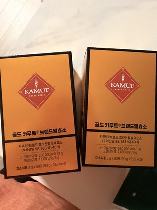 그레인온 골드 카무트 브랜드밀 효소, 90g, 2개 선물용 참고 사진