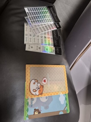 네임코코 네임스티커 다양한 사이즈 활용 사진