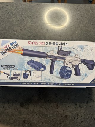 전동물총 M416, 블루, 1개 전동물총 M416, 블루, 1개 사용감 참고 사진 2