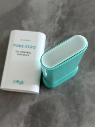 OBge 포어제로 오일 컨트롤 선스틱 SPF50+ PA++++, 18g, 1개 사용감 참고 사진 2-1