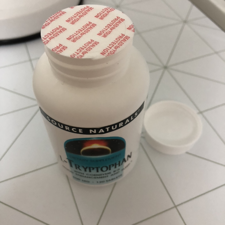 소스내츄럴스 L-트립토판 코엔자임 B-6 포함 500mg 타블렛 120정, 1개 이미지 3