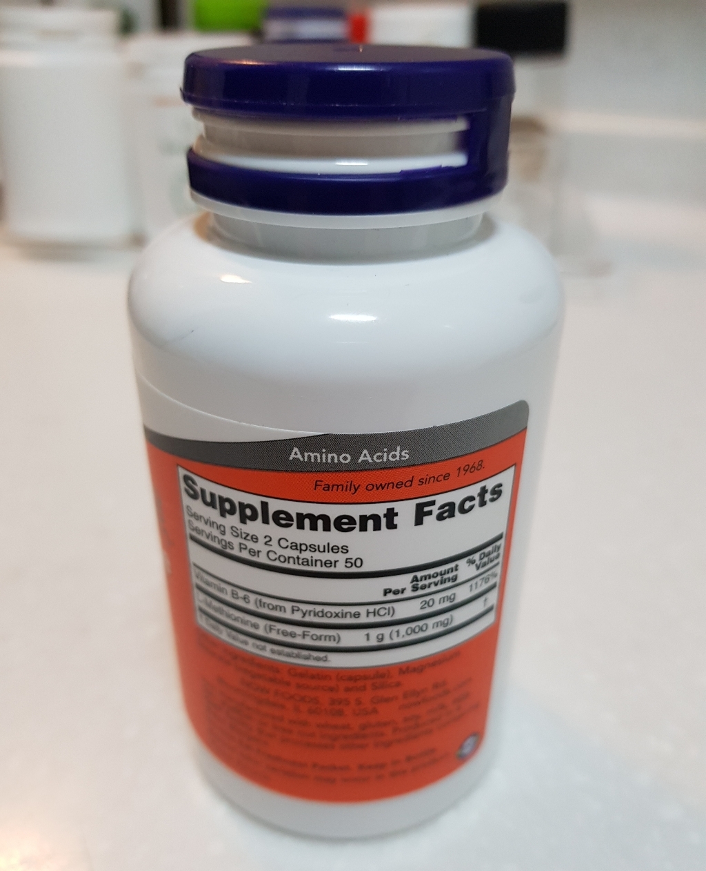 나우푸드 L-메티오닌 500mg 캡슐 100정, 1개 맛있게 먹은 솔직 후기 - 상품 이미지 4