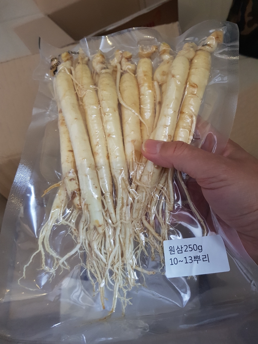 인삼수삼 오쿠1회분 세척 파삼 250g 솔직 후기 | 실사용자 리뷰 분석 - 상품 이미지 3