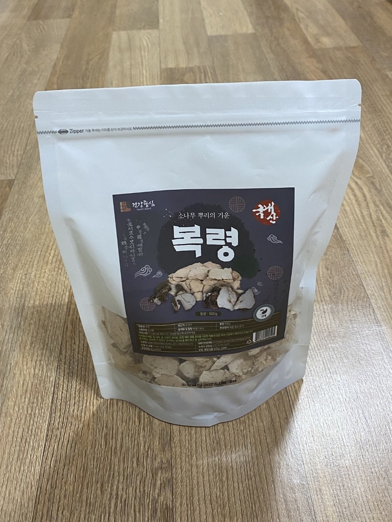 건강중심 국산 백복령 복령 500g 이미지 3