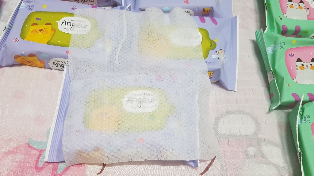 앙쥬르 45 물티슈 휴대용 랜덤 발송 이미지 3