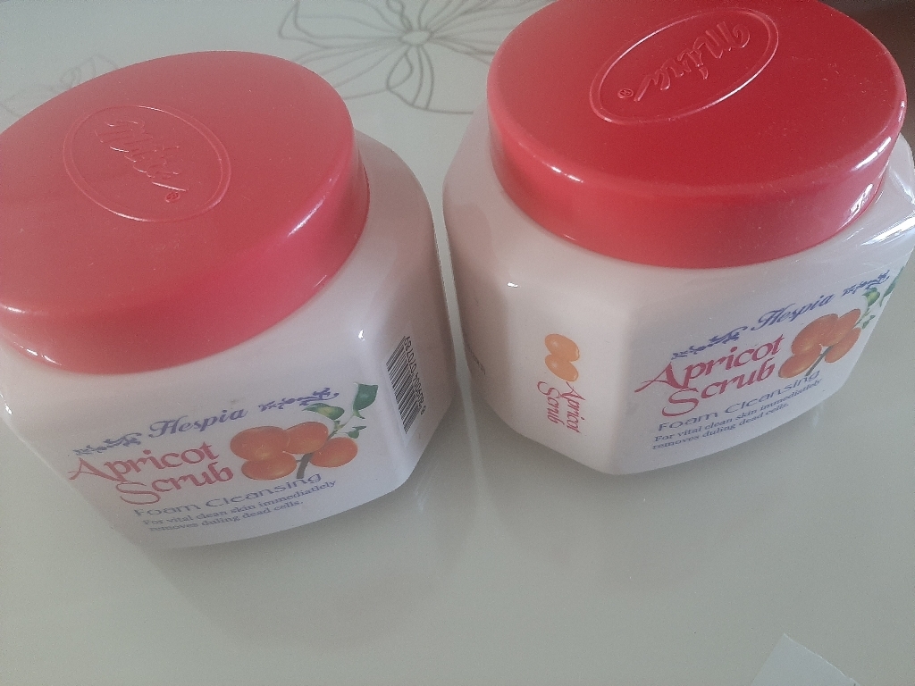 헤스피아 살구 스크럽 폼 클렌징 550ml x2개 이미지 3