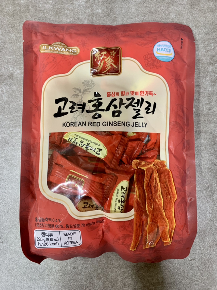 일광제과 고려홍삼젤리 280g, 5개 맛있게 먹은 솔직 후기 - 상품 이미지 2