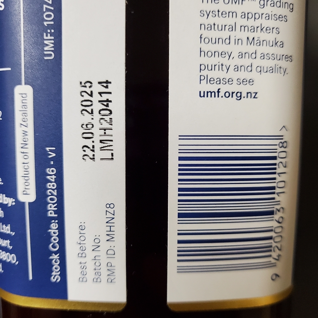 마누카헬스 뉴질랜드 로우 마누카 허니 MGO 573+ UMF 16+ 50... 솔직 후기 | 실사용자 리뷰 분석 - 상품 이미지 4