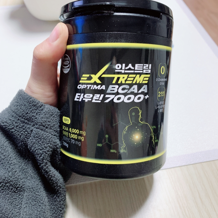 익스트림 옵티마 BCAA 타우린 7000 플러스 맛있게 먹은 솔직 후기 - 상품 이미지 3