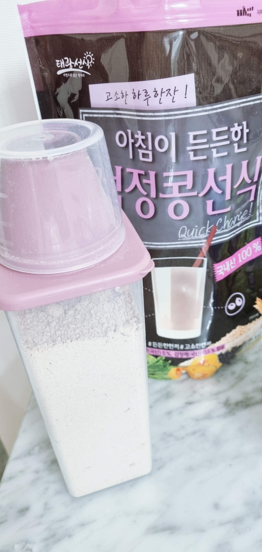 태광선식 일일곡식 아침이 든든한 검정콩선식 1.2kg, 1개 이미지 2