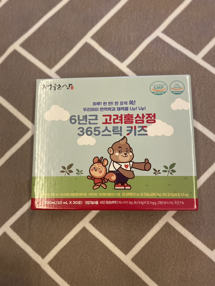 정원삼 6년근 고려홍삼정 365 스틱 키즈 30포 + 쇼핑백 300ml,... 솔직 후기 | 실사용자 리뷰 분석 - 상품 이미지 2