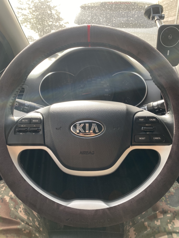 이지스 AEGIS 프리미엄 알칸타라 핸들커버 실사용 후기 | 효과 있을까? - 상품 이미지 2