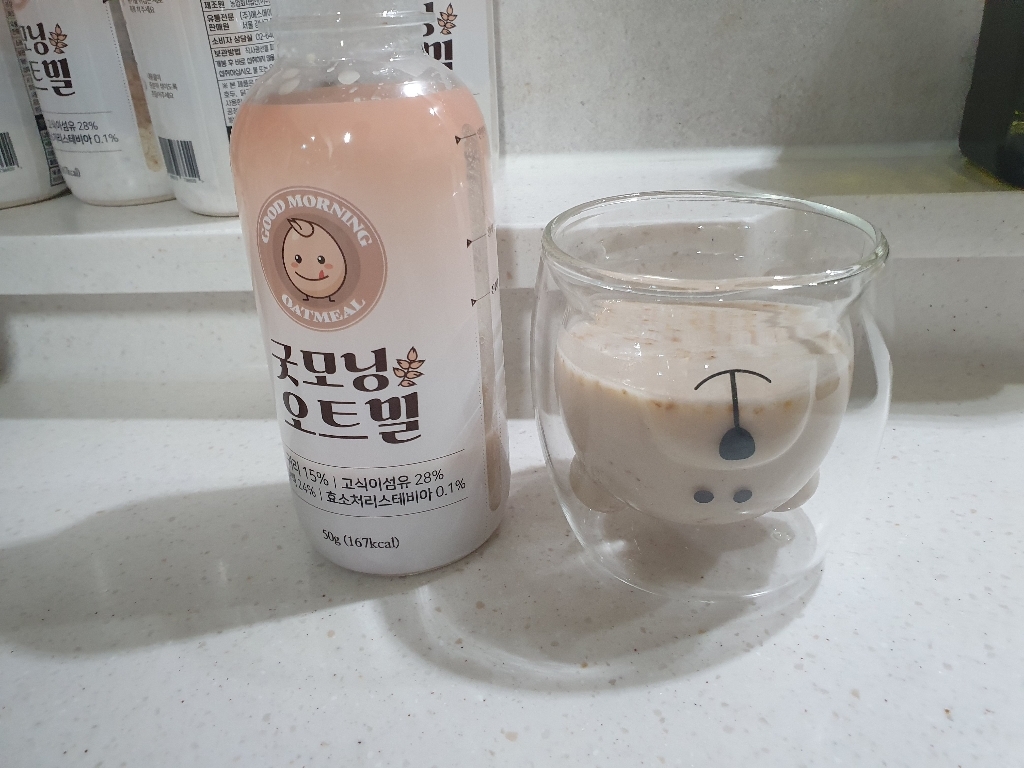 굿모닝 오트밀 아침대용 간편식 건강 한끼 귀리 쉐이크 음료 50g, 30... 솔직 후기 | 실사용자 리뷰 분석 - 상품 이미지 4