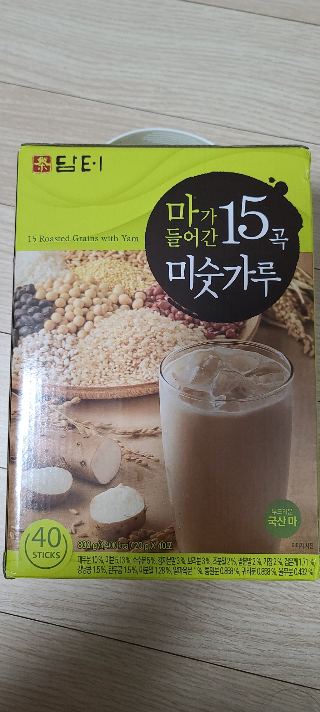 담터 마가 들어간 15곡 미숫가루 800g, 1개 이미지 4