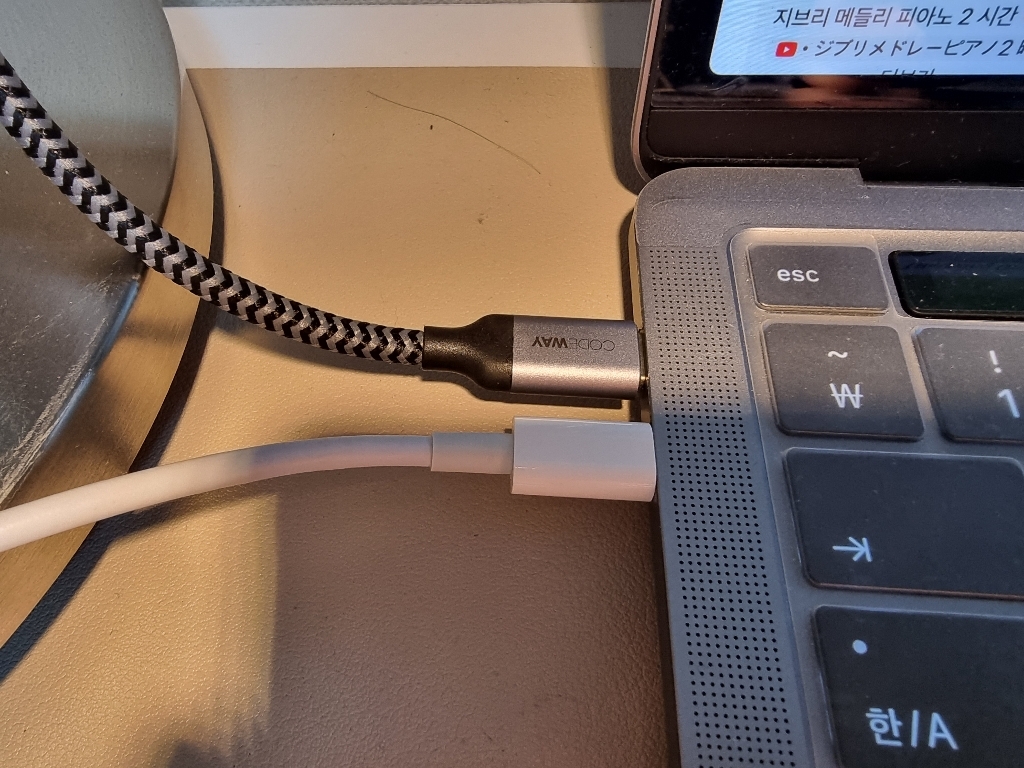 코드웨이 USB C타입 to DP 케이블 이미지 2