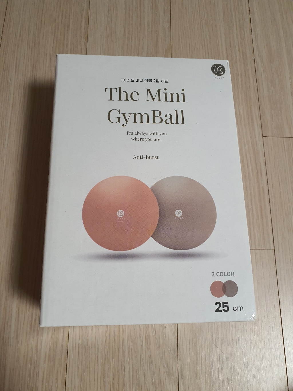 아리프 안티 버스트 미니 짐볼 2종 세트 이미지 2