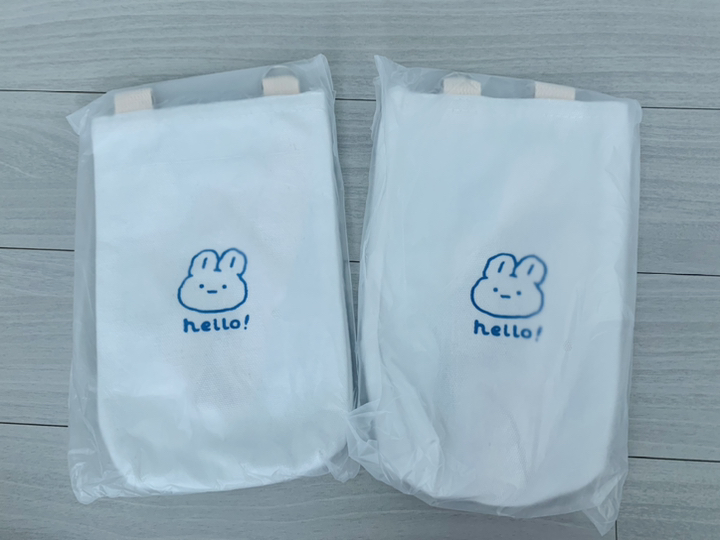 라이프그래피 귀여운 동물 물통 파우치 에코백 이미지 3