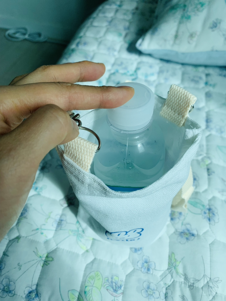 귀여운 동물 물통 파우치 에코백 이미지 2