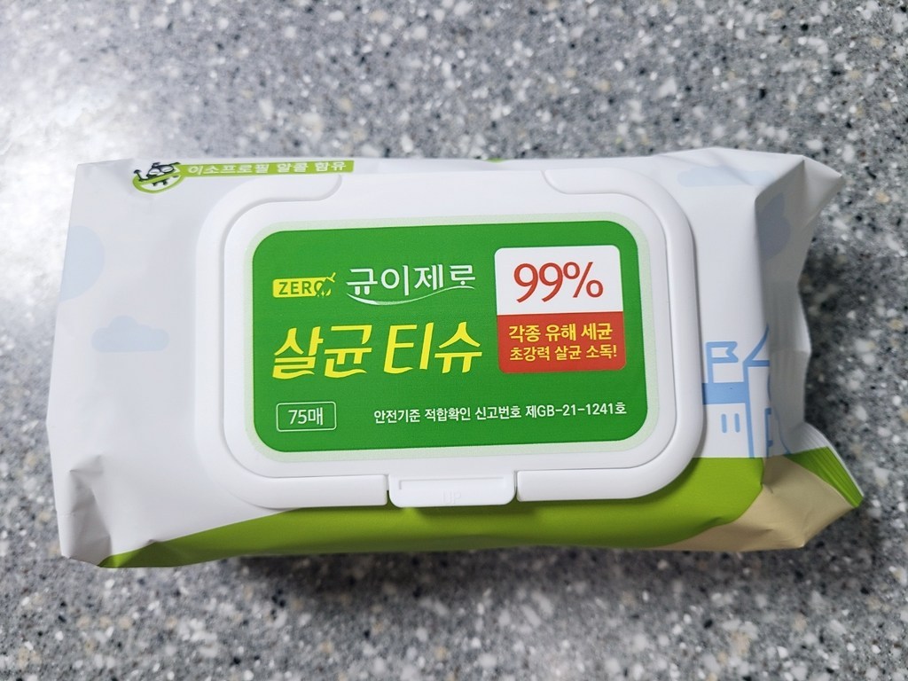 균이제로 살균티슈 캡형 이미지 4