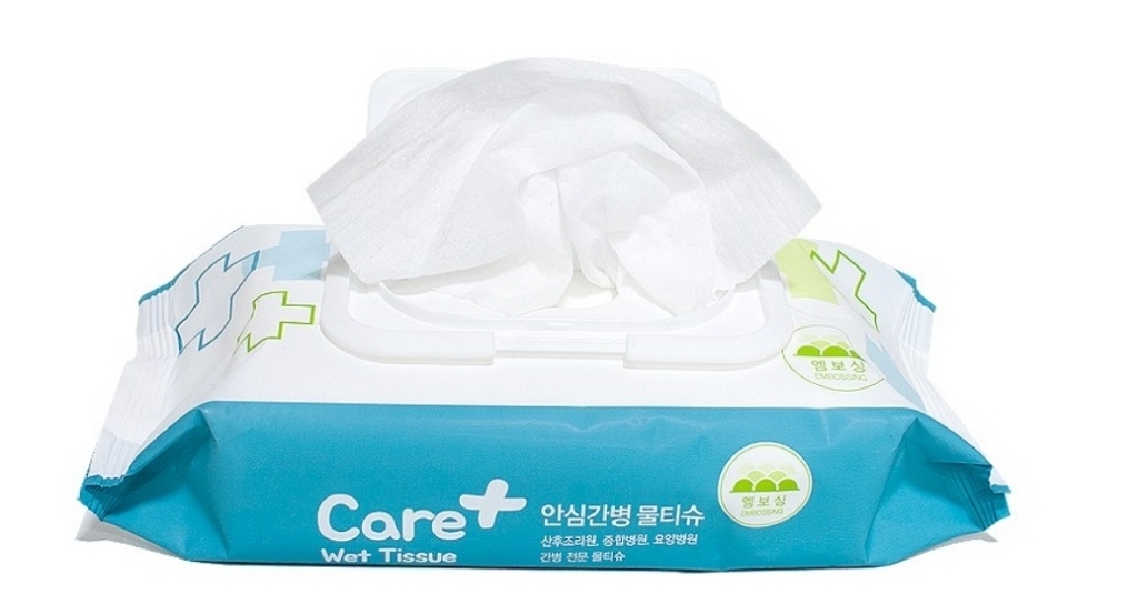 케어플러스 안심간병 물티슈 캡형 이미지 3