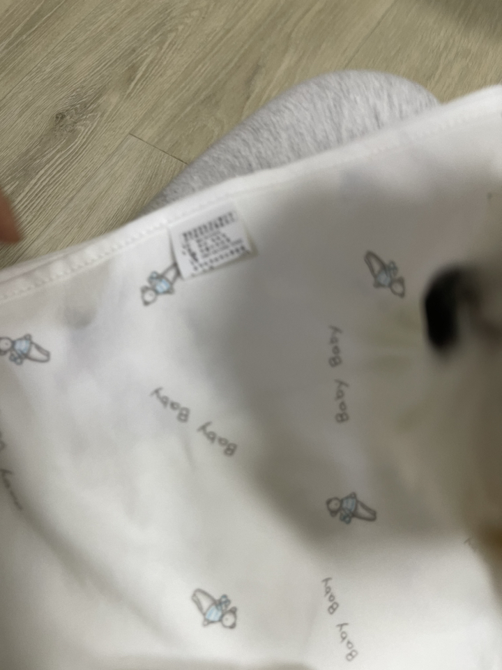 원아방 신생아용 베이비 곰 속싸개 1501NB 이미지 3