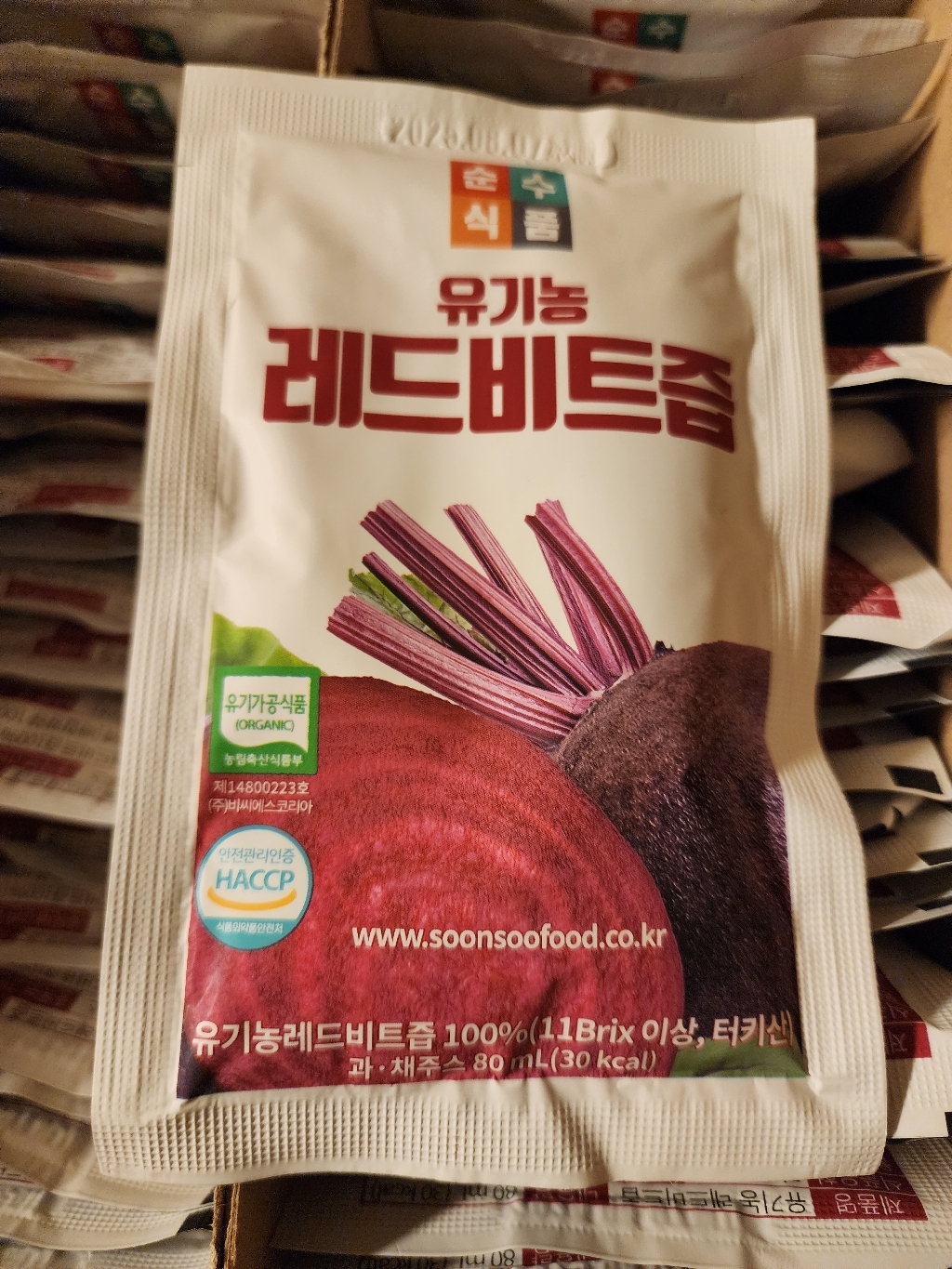 순수식품 유기농 레드 비트즙 80ml, 100개 실사용 후기 | 효과 있을까? - 상품 이미지 2