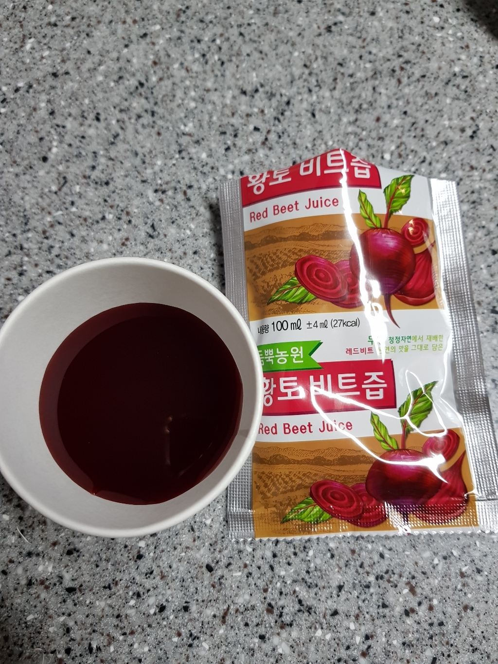 듬뿍농원 무안 황토 레드 비트즙 100ml 50팩 붉은맛이 살아 있는 국... 맛있게 먹은 솔직 후기 - 상품 이미지 2